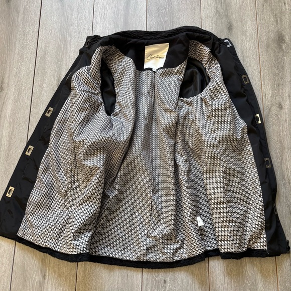 Carole Anderson by Invitation | CABI  black cozy statement coat jacket Large EUC - Picture 10 of 15